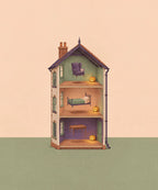 The Apartment of Floating Furniture blanket, full design