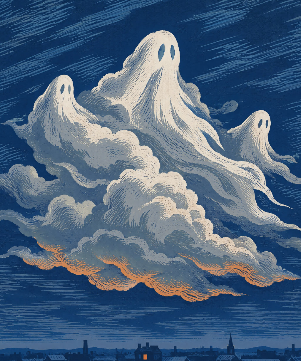 The Ghost Front blanket, full design