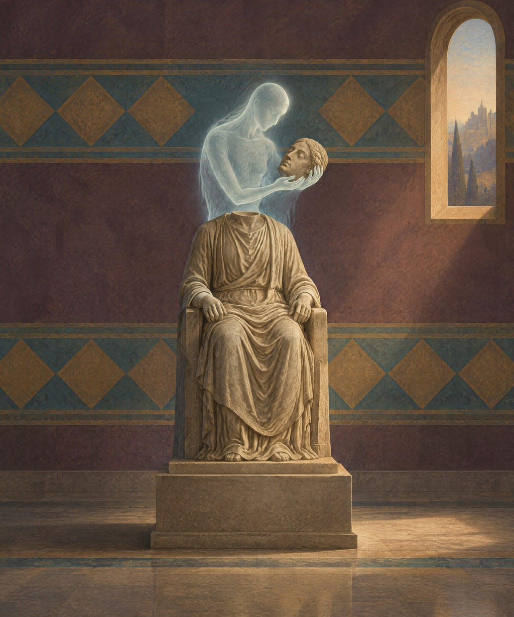 The Unfinished Statue blanket, full design
