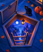 The Door under the Floor blanket, full design