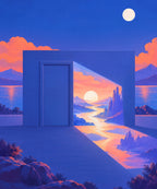 The Shadow Door blanket, full design