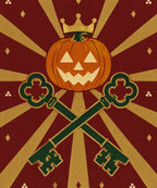 The Lantern Crown blanket, full design