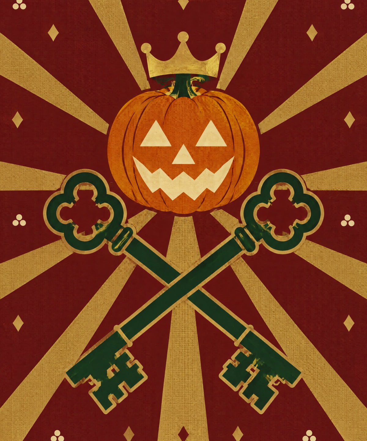 The Lantern Crown blanket, full design