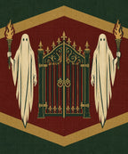 The Ghost Gatekeepers blanket, full design