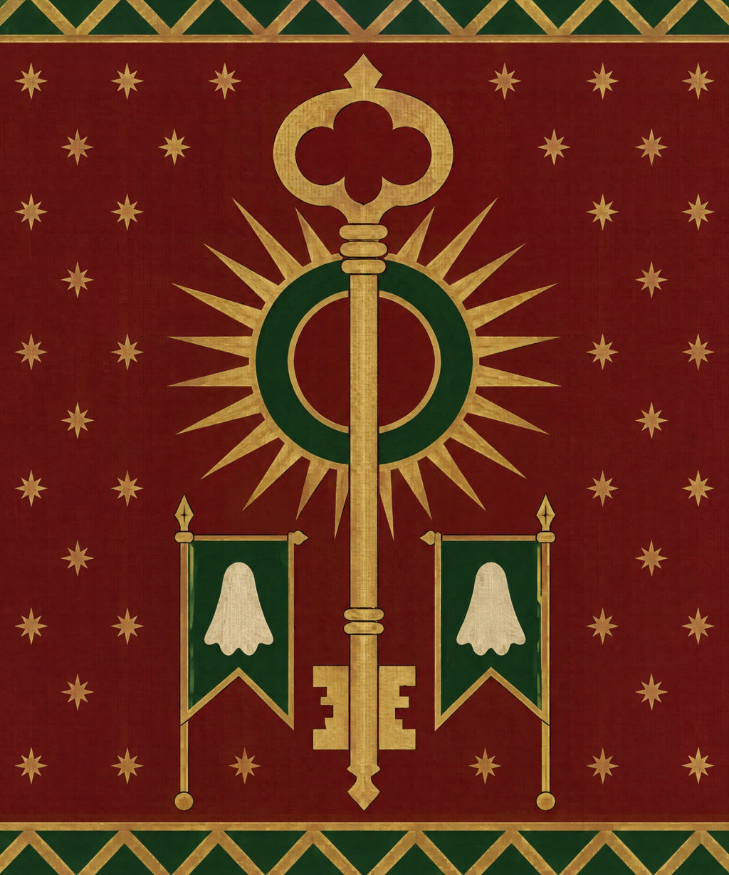 The Key and the Eclipse blanket, full design