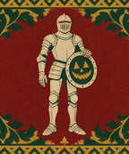 The Pumpkin Shield Bearer blanket, full design