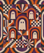 Ghost Cathedral Windows blanket, full design