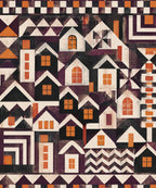 Haunted House Tessellation blanket, full design
