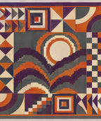 Midnight Bargello blanket, full design