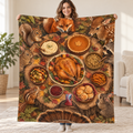 Stump Table Overhead blanket, held open