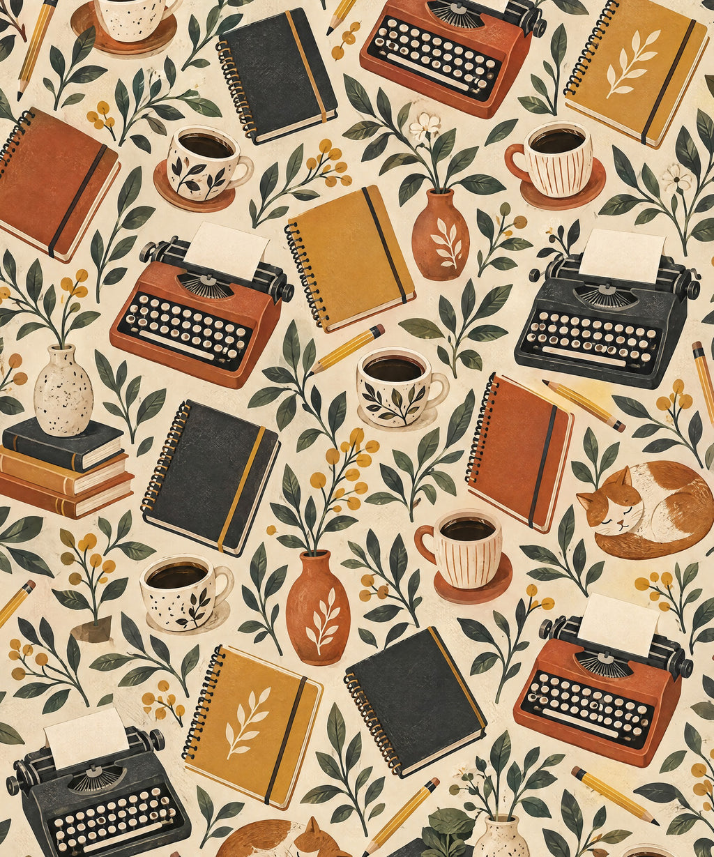 The Modern Essayist blanket, full design