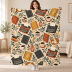 The Modern Essayist blanket, held open