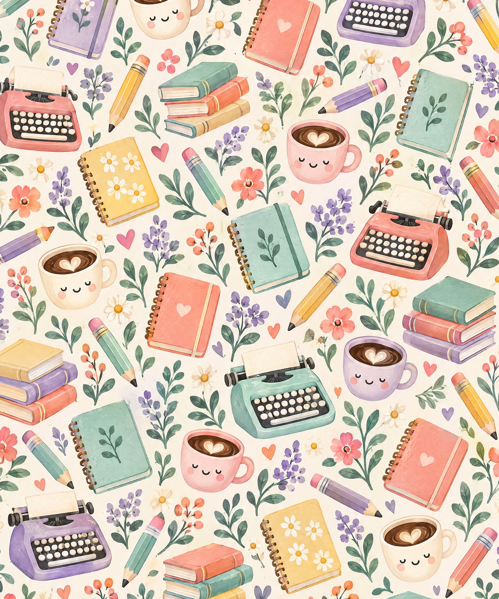 Tiny Writing Club blanket, full design