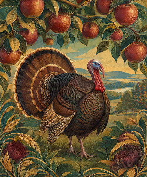 Apple Branch Orchard blanket, full design