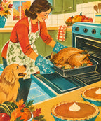 The Open Oven blanket, full design