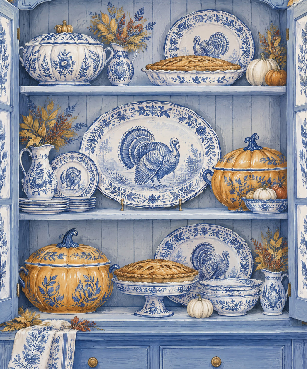The China Cabinet blanket, full design