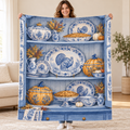 The China Cabinet blanket, held open