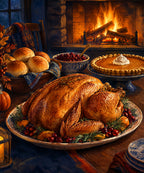 Hearthside Supper blanket, full design