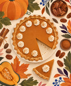 Pumpkin Pie Sunburst blanket, full design