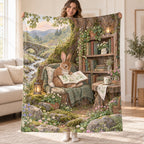 Clover Pages blanket, held open