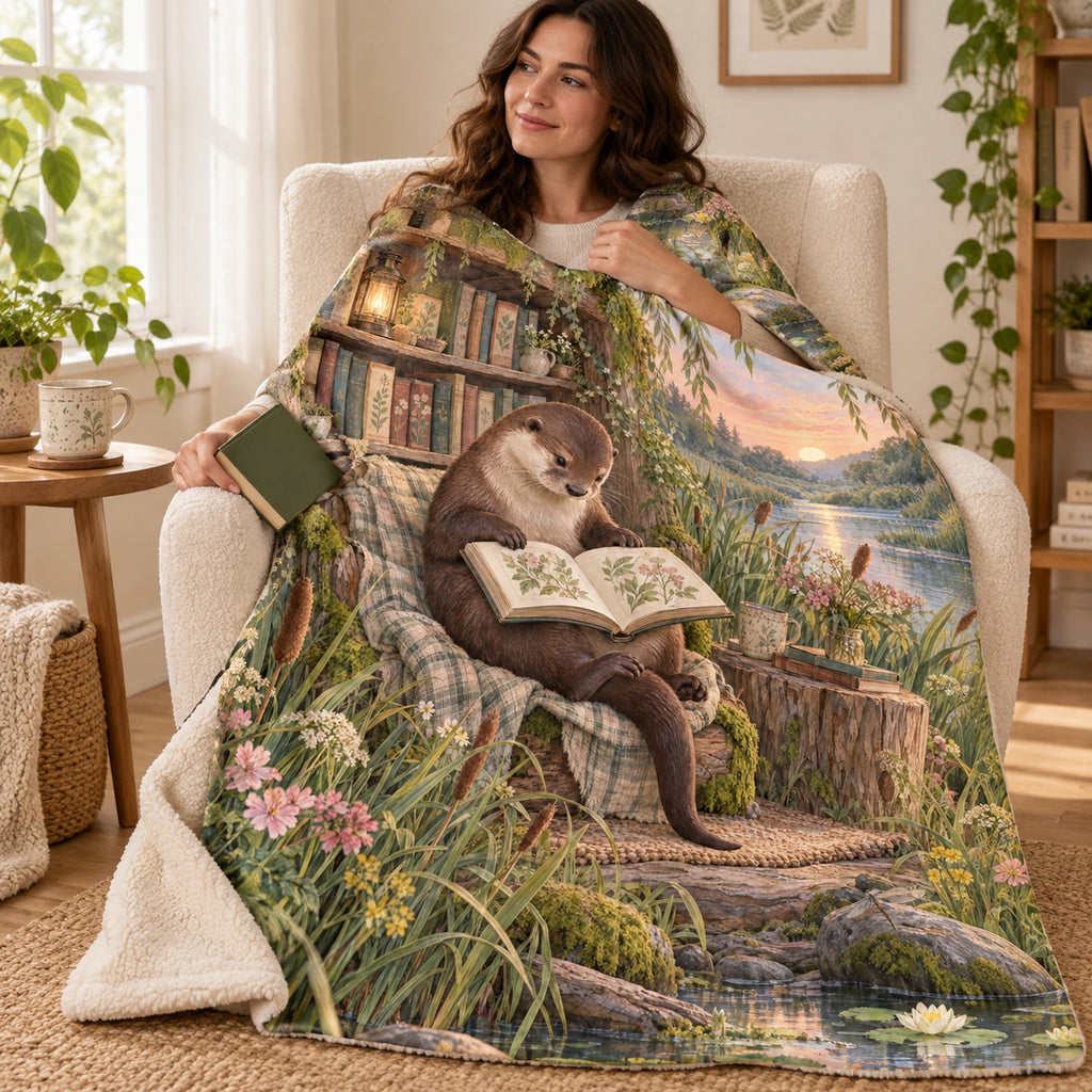 Reedbed Poetry blanket, wrapped around a reader