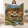 Little Badger's Book blanket, held open