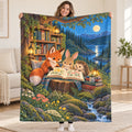 Tiny Readers Club blanket, held open