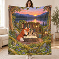A Story to Share blanket, held open