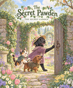 The Secret Pawden - black Labrador Retriever blanket, full design