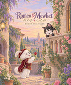 Romeo & Mewliet - Bichon Frise blanket, full design