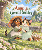 Anne of Green Pawbles - dapple Dachshund blanket, full design