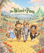 The Wizard of Paws - longhaired Chihuahua blanket, full design