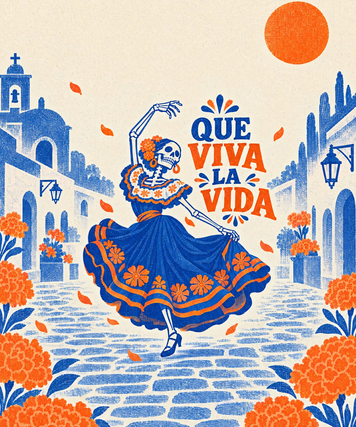 Que Viva la Vida blanket, full design
