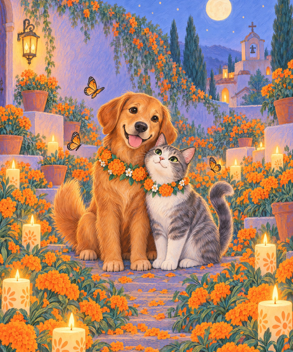 Pets Remembered blanket, full design