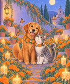 Pets Remembered blanket, full design