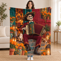 Accordion Serenade blanket, held open