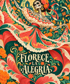Florece la Alegría blanket, full design