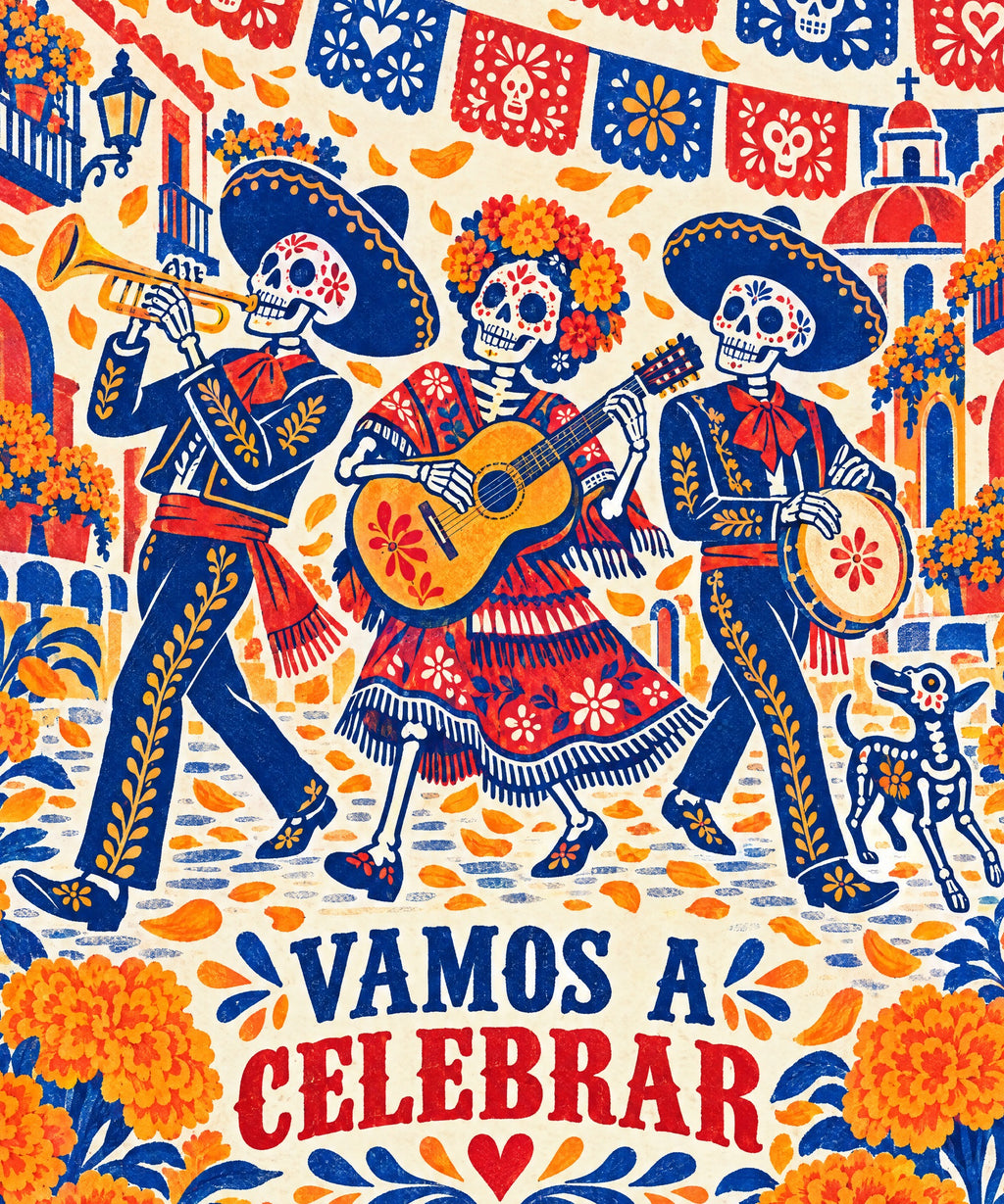 Vamos a Celebrar blanket, full design