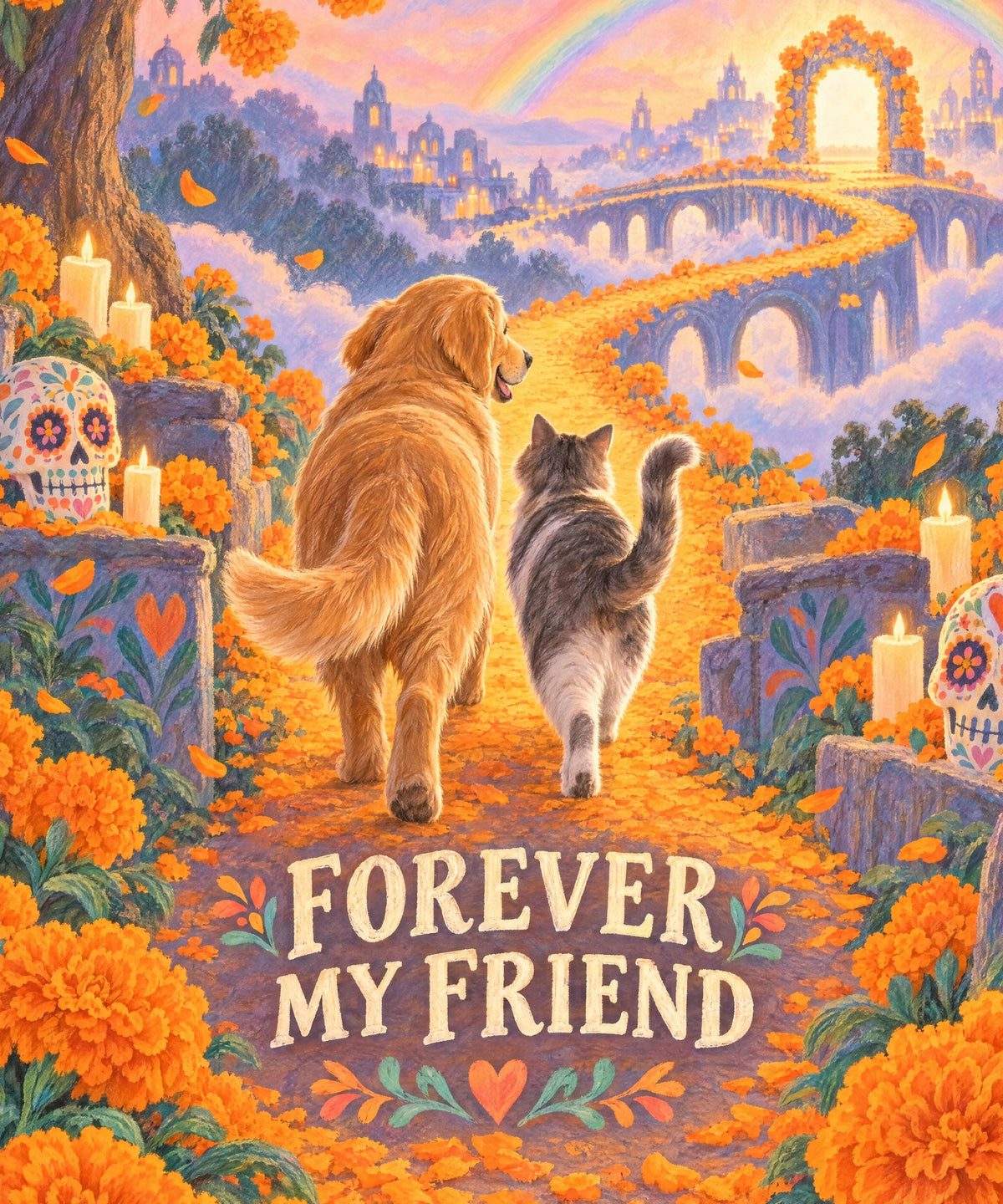 Forever My Friend blanket, full design