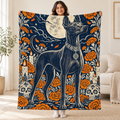 Moonlit Xolo blanket, held open