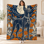 Moonlit Xolo blanket, held open