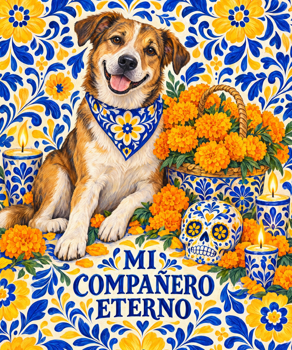 Mi Compañero Eterno blanket, full design