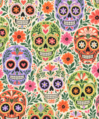 Sugar Skull Pattern blanket, full design