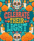 Celebrate Their Light blanket, full design