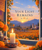 Your Light Remains blanket, full design