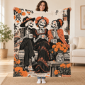 Three Friends blanket, held open