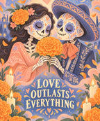 Love Outlasts Everything blanket, full design