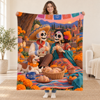 Picnic Together blanket, held open