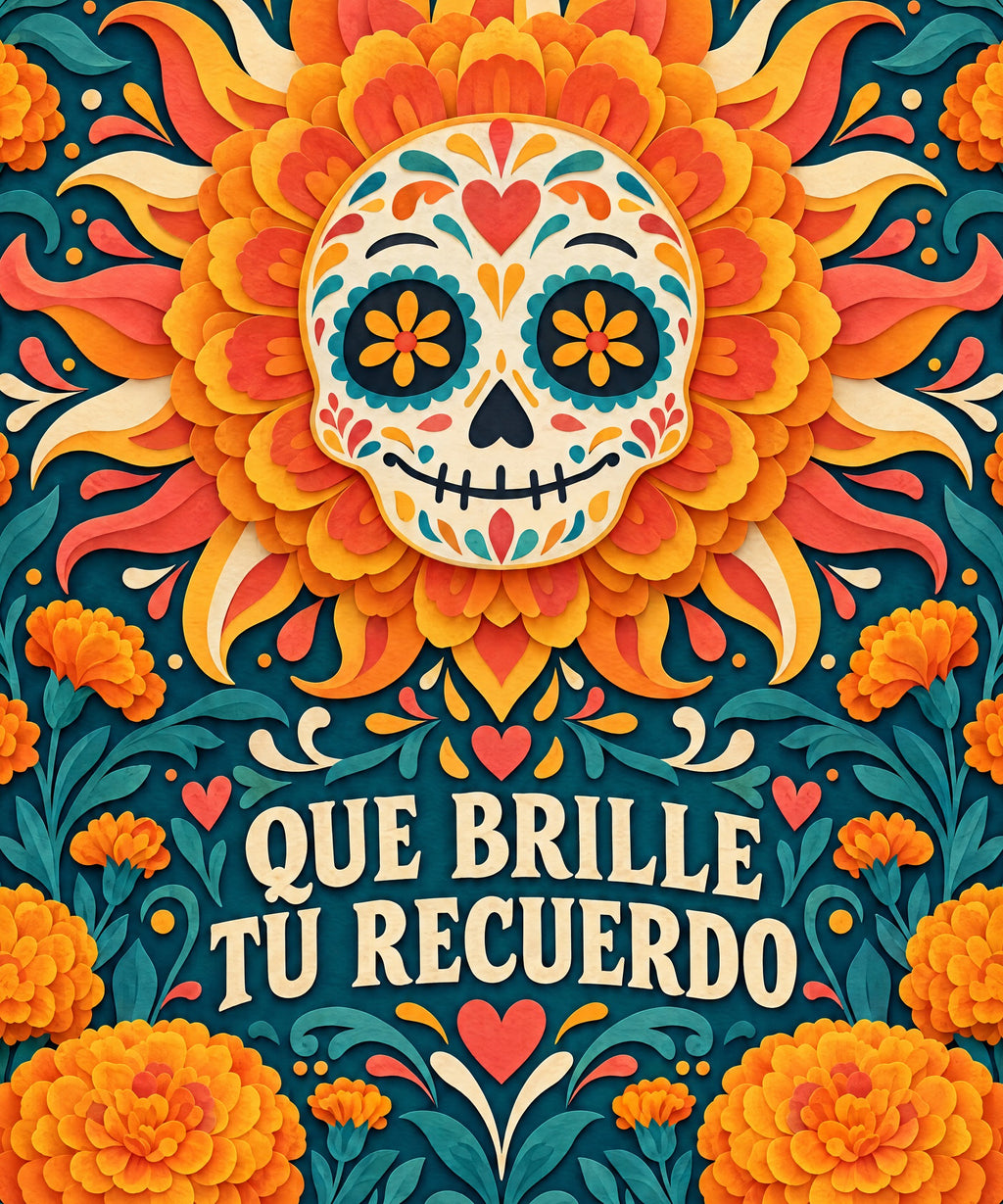 Que Brille Tu Recuerdo blanket, full design