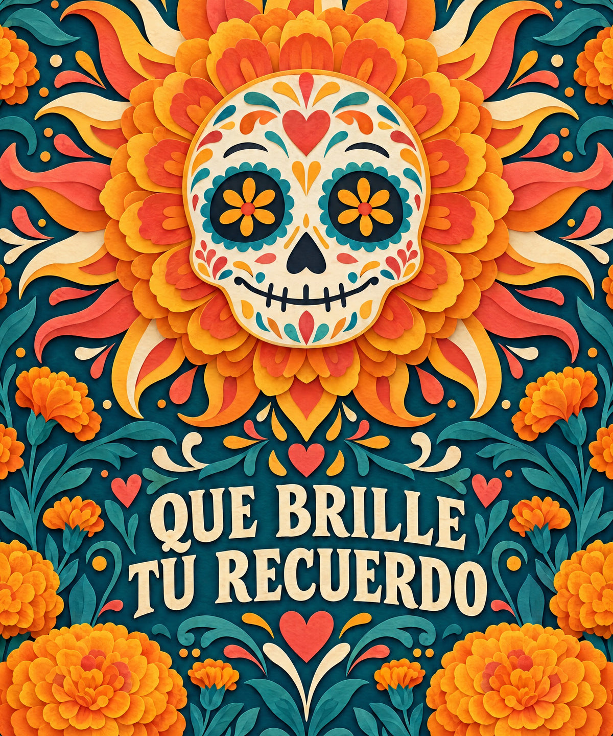 Que Brille Tu Recuerdo blanket, full design
